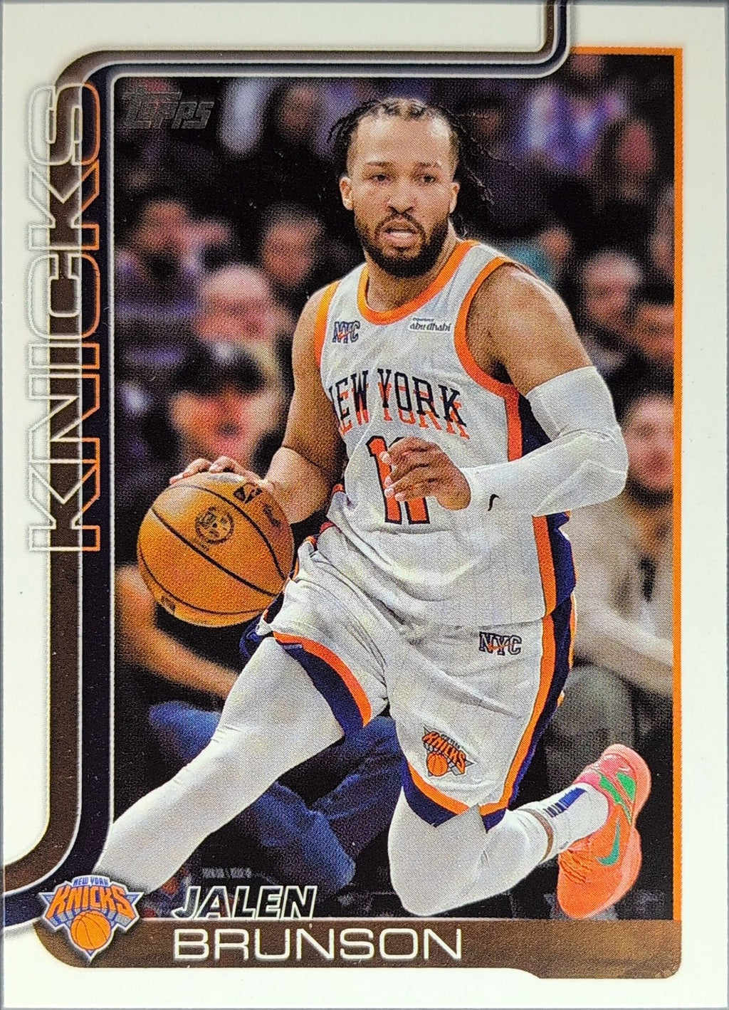 2025-26 Topps Jalen Brunson #14b New York Knicks front