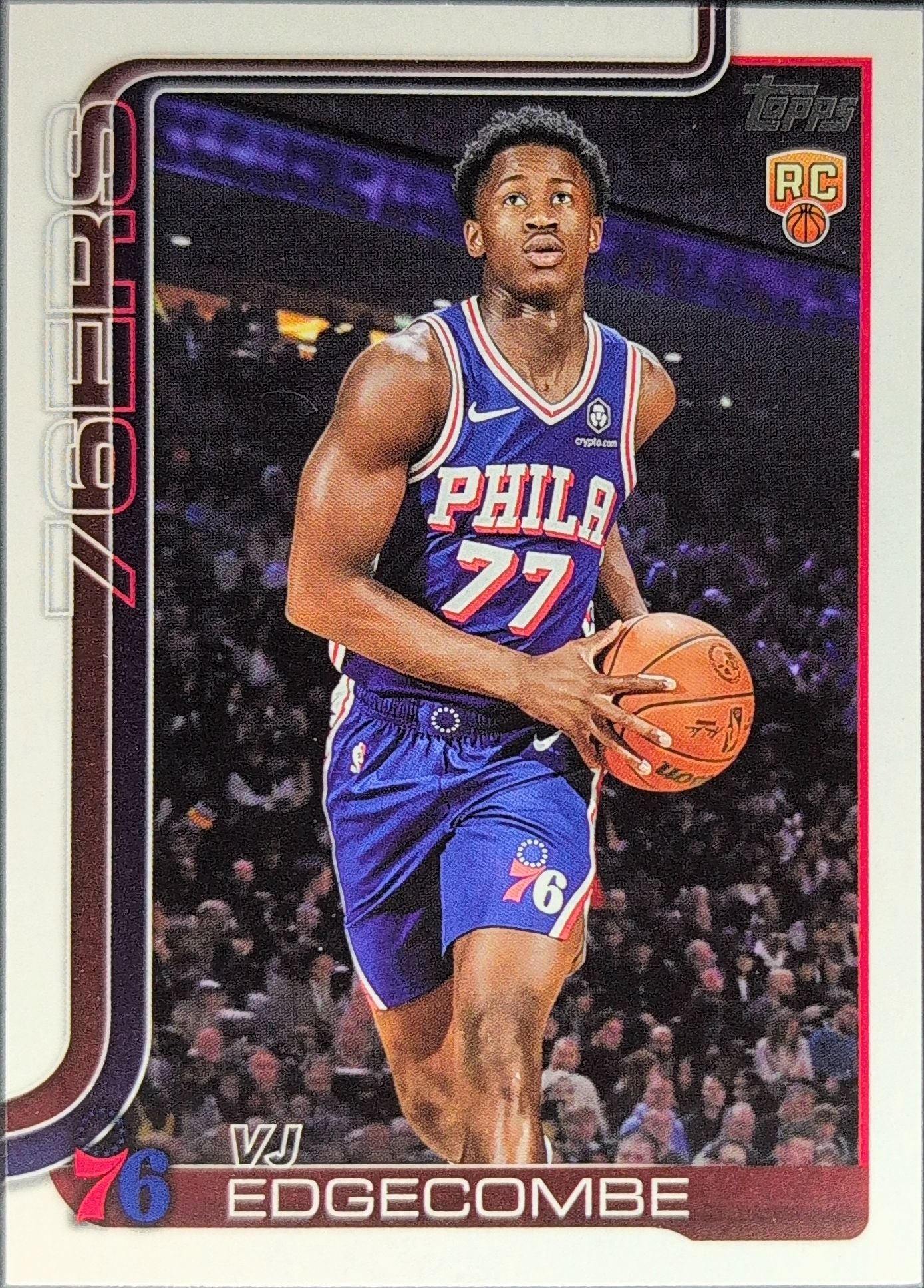 VJ Edgecombe 2025-26 Topps Rip Night #BK23 Philadelphia 76ers