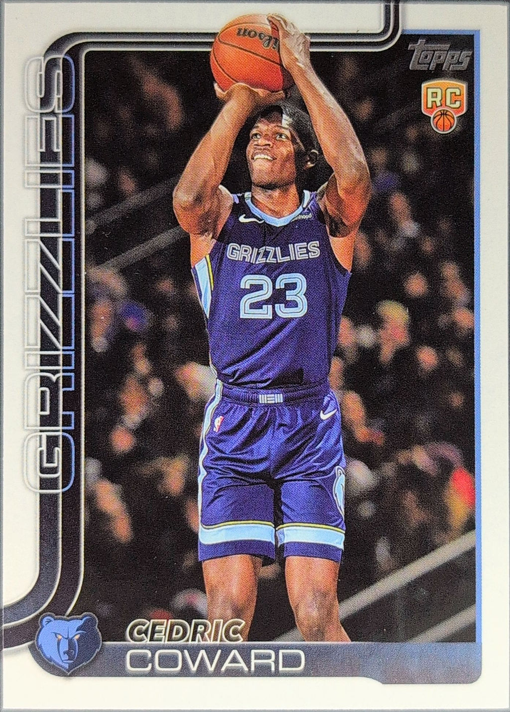 2025-26 Topps Cedric Coward #211 Season Tip Off RC Memphis Grizzlies front
