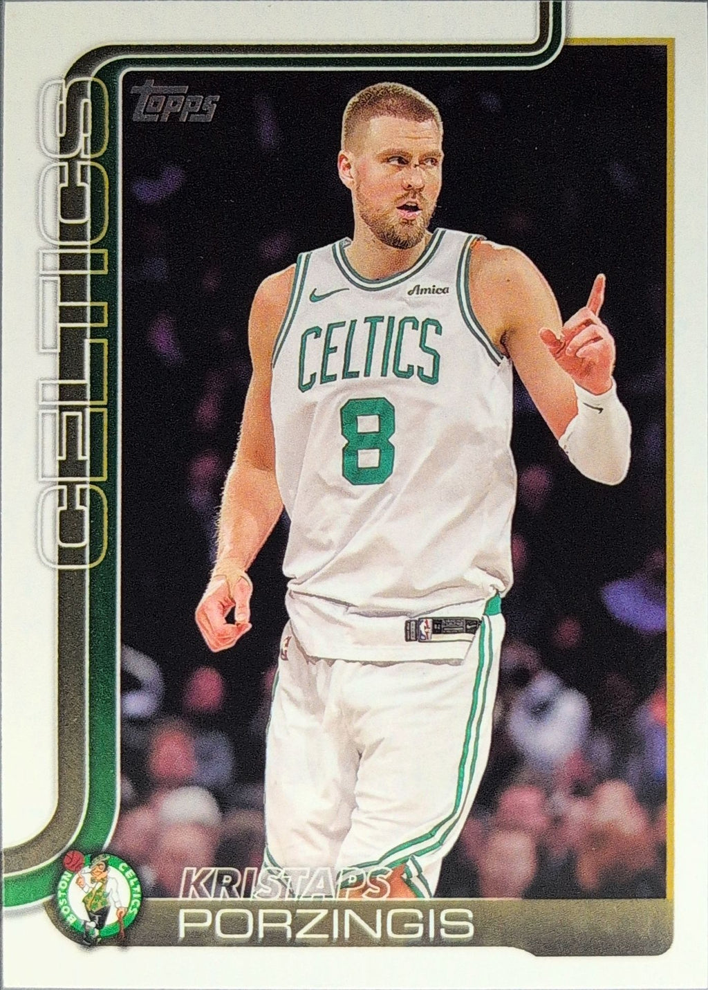 2025-26 Topps Kristaps Porzingis #3 Boston Celtics front