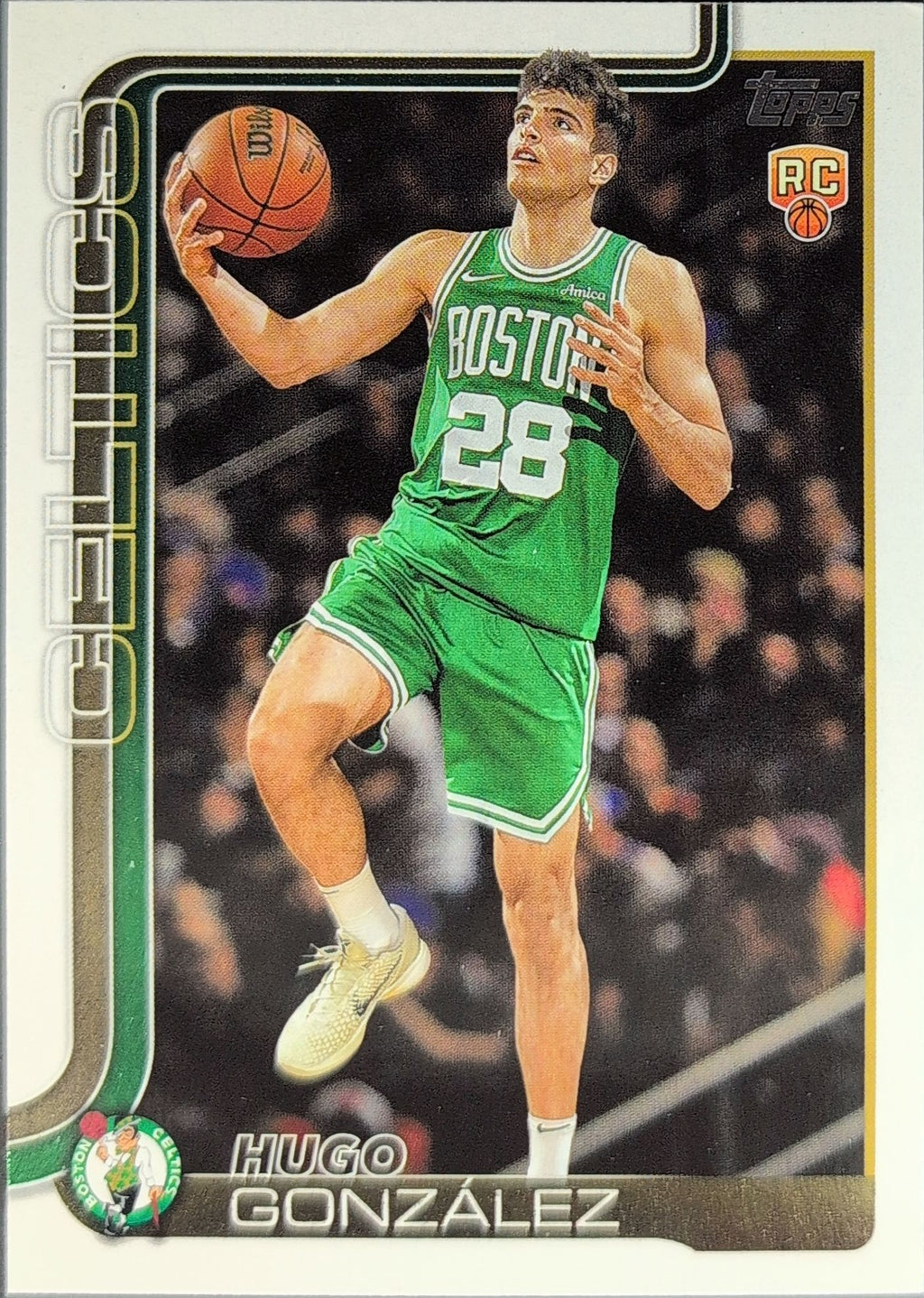 2025-26 Topps Hugo González #228 RC Boston Celtics front