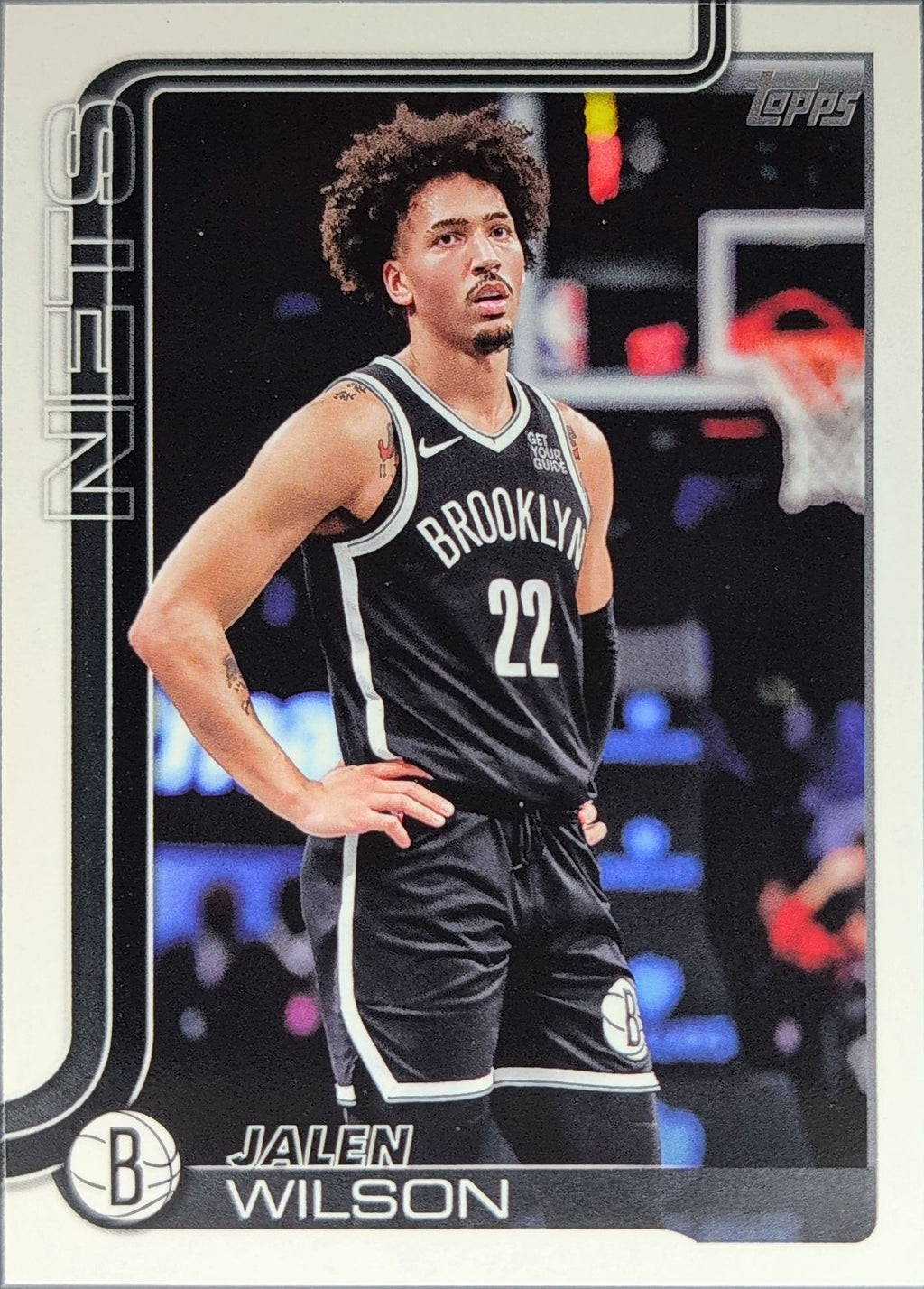 2025-26 Topps Jalen Wilson #12 Brooklyn Nets front