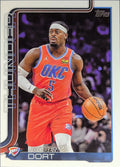 2025-26 Topps Luguentz Dort #117 Oklahoma City Thunder front