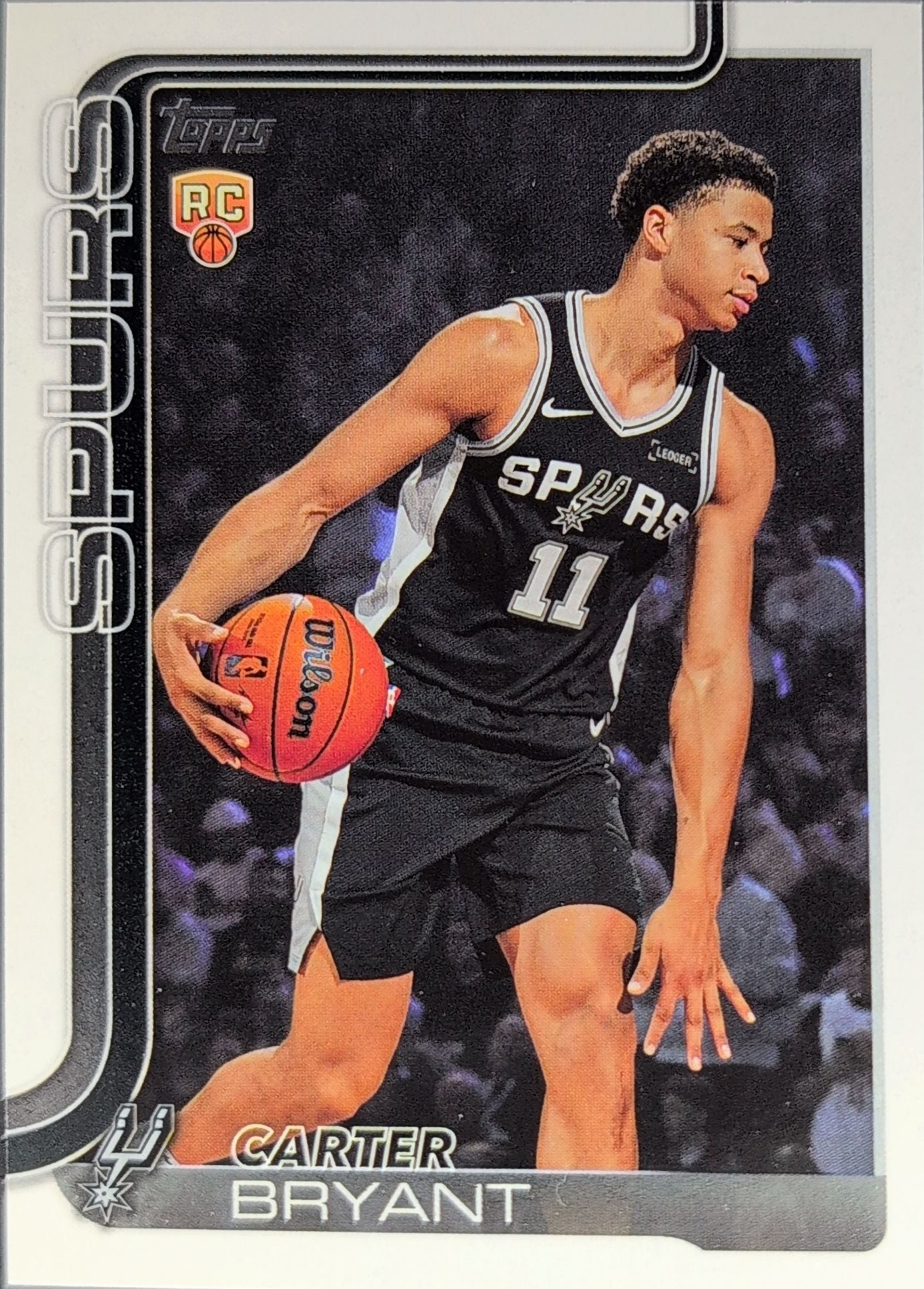 2025-26 Topps Carter Bryant #214 RC San Antonio Spurs front