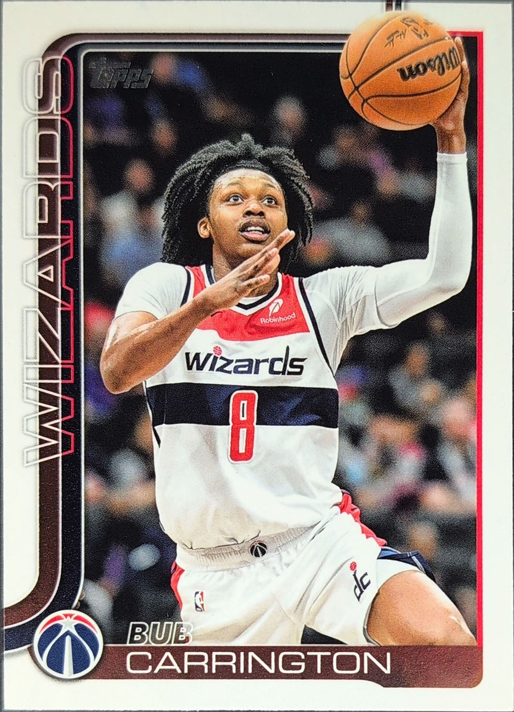 2025-26 Topps Bub Carrington #97 Washington Wizards front