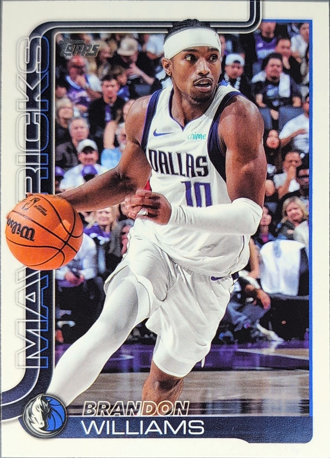 2025-26 Topps Brandon Williams #171 Dallas Mavericks front