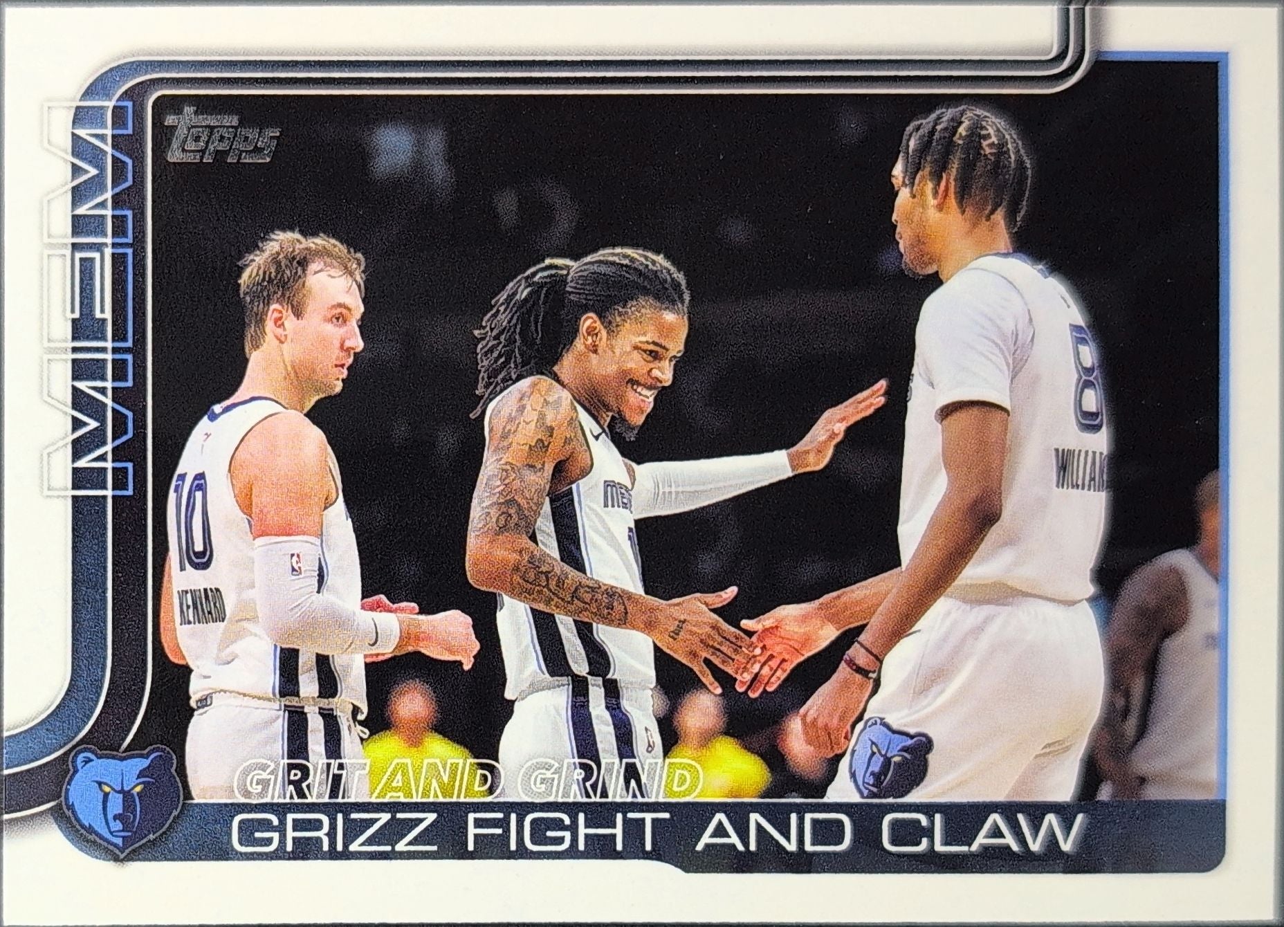 2025-26 Topps Grit and Grind: Grizz Fight and Claw #298 Memphis Grizzlies front