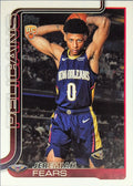 2025-26 Topps Jeremiah Fears #207 RC New Orleans Pelicans front
