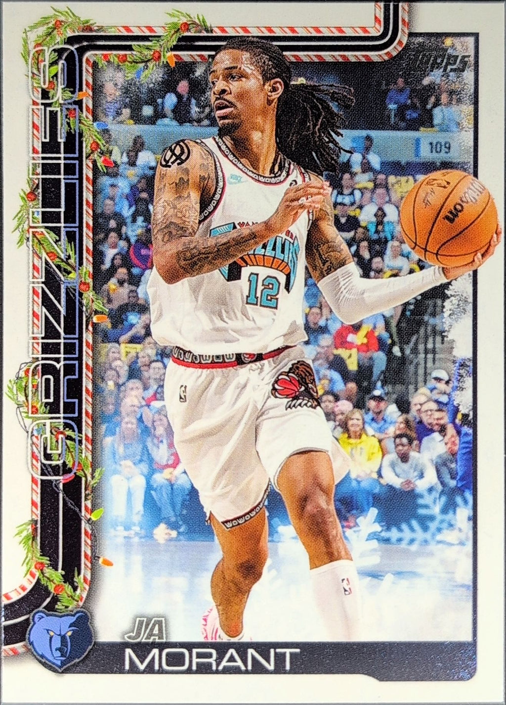 2025-26 Topps Ja Morant #182 Memphis Grizzlies front