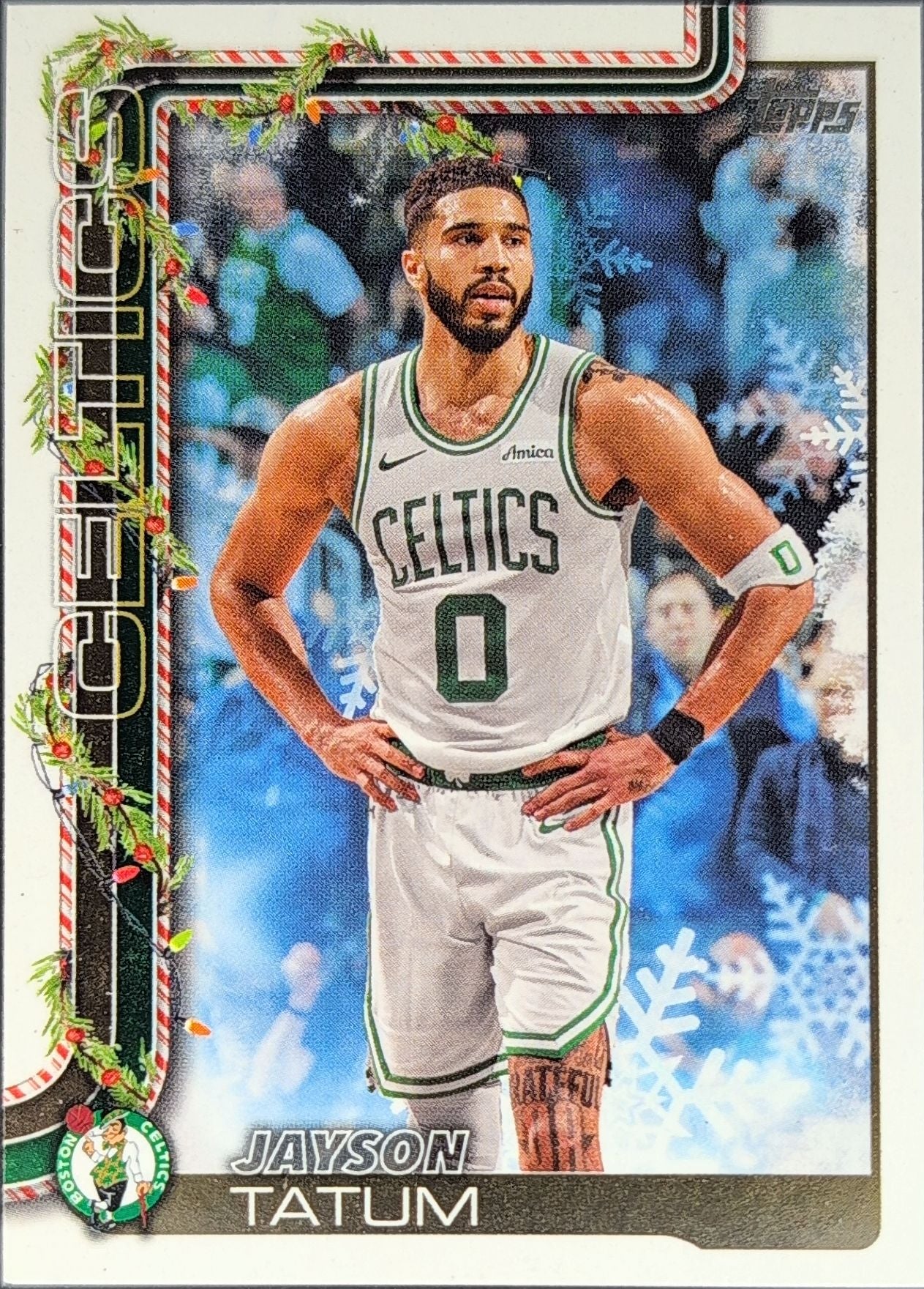 2025-26 Topps Holiday Jayson Tatum #H1 Boston Celtics front