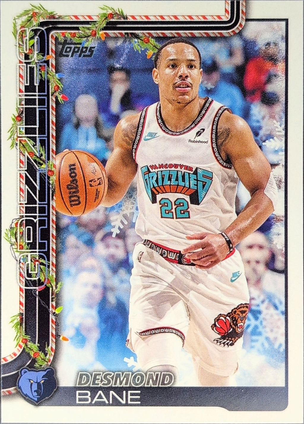 2025-26 Topps Desmond Bane #185 Memphis Grizzlies front