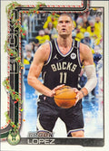 2025-26 Topps Holiday Brook Lopez #H47 Milwaukee Bucks front