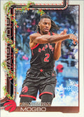 2025-26 Topps Holiday Jonathan Mogbo #H23 Toronto Raptors front