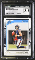 2024 Donruss Caleb Williams #327 RC Chicago Bears CGC 8.5 front
