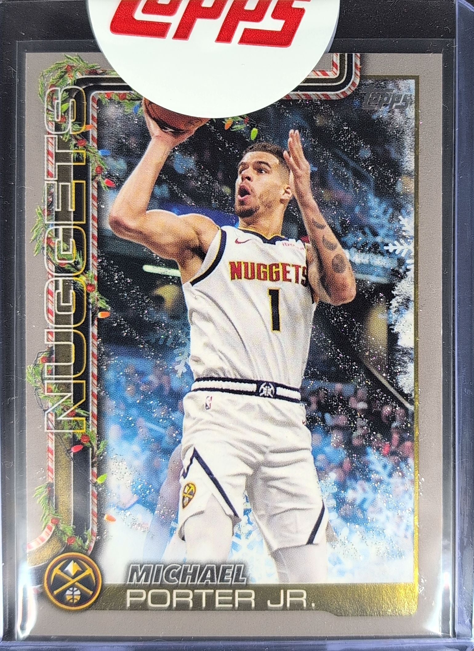 Michael Porter Jr. 2025-26 Topps Holiday #H82 Glitter Holiday Denver Nuggets