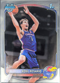 2025-26 Bowman Kohl Rosario #BCP-95 Chrome Prospects Kansas Jayhawks front
