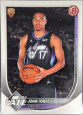 2025-26 Bowman John Tonje #49 RC Utah Jazz front