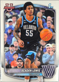 Acaden Lewis 2025-26 Bowman #BCP-14 Chrome Prospects Villanova Wildcats - front image