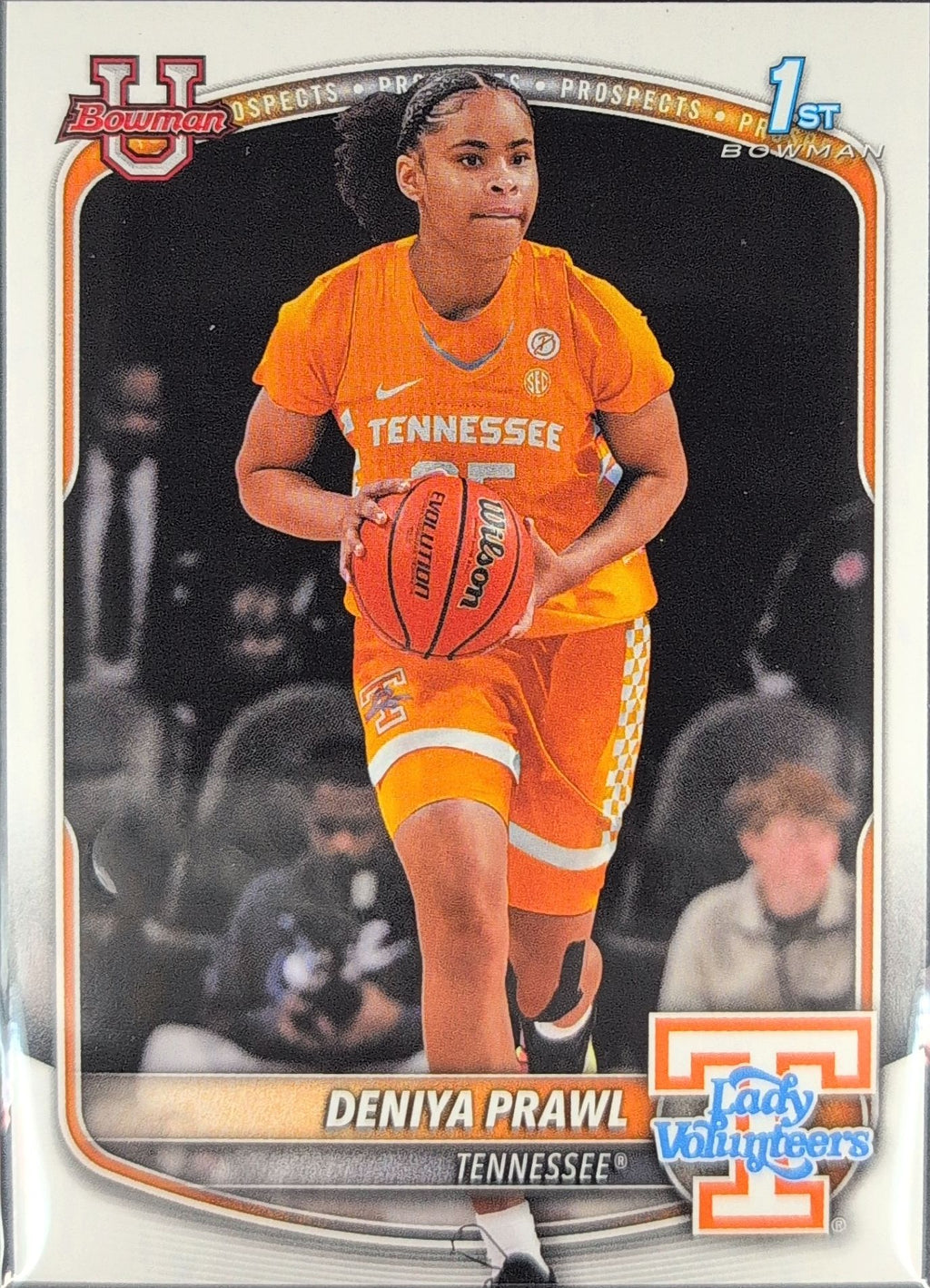 2025-26 Bowman Deniya Prawl #BPP-55 Prospects Tennessee Volunteers front