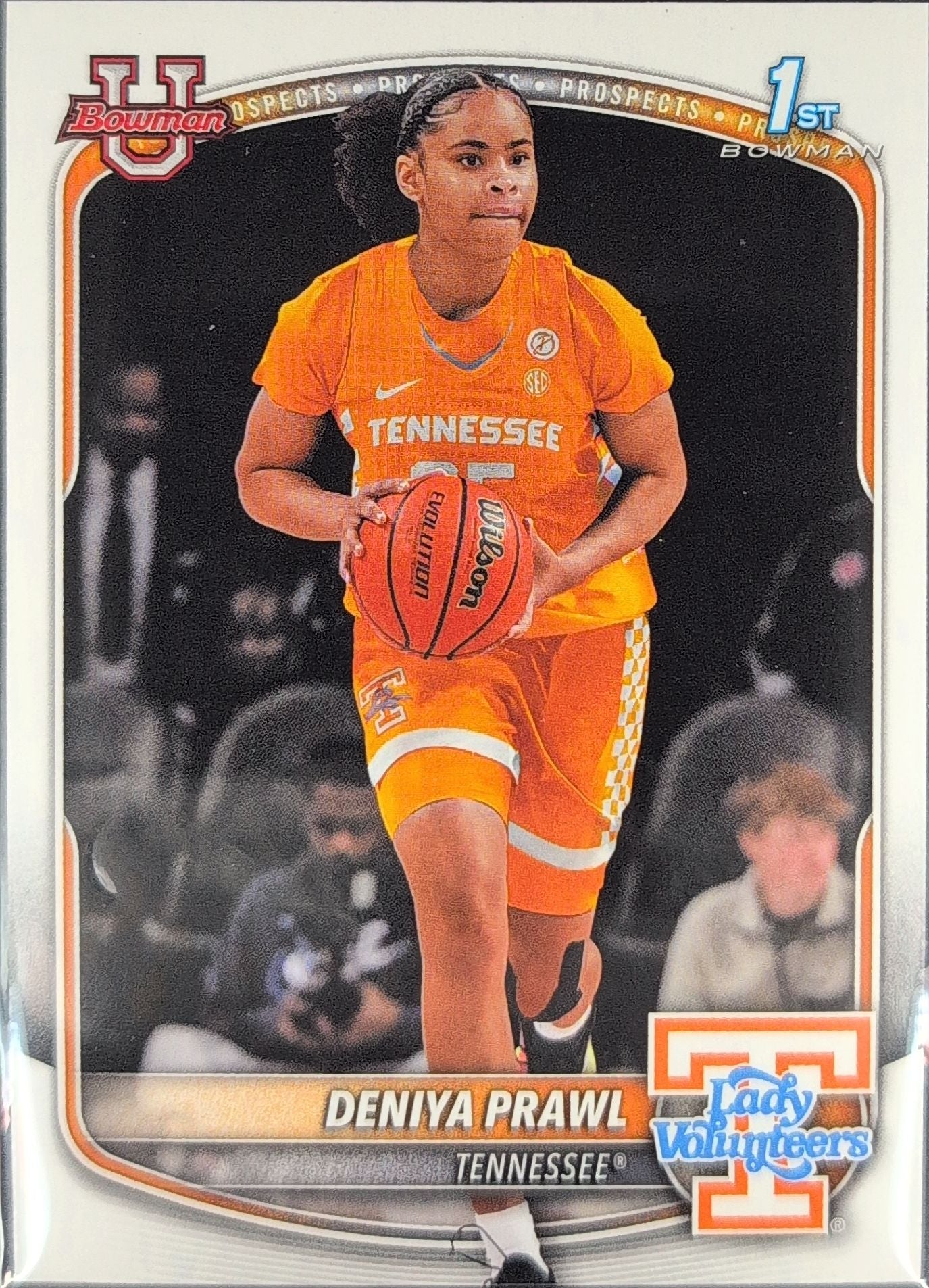 2025-26 Bowman Deniya Prawl #BPP-55 Prospects Tennessee Volunteers front