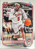 2025-26 Bowman Tre Holloman #BPP-81 Prospects NC State Wolfpack front