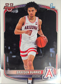 2025-26 Bowman Brayden Burries #BPP-51 Prospects Arizona Wildcats front