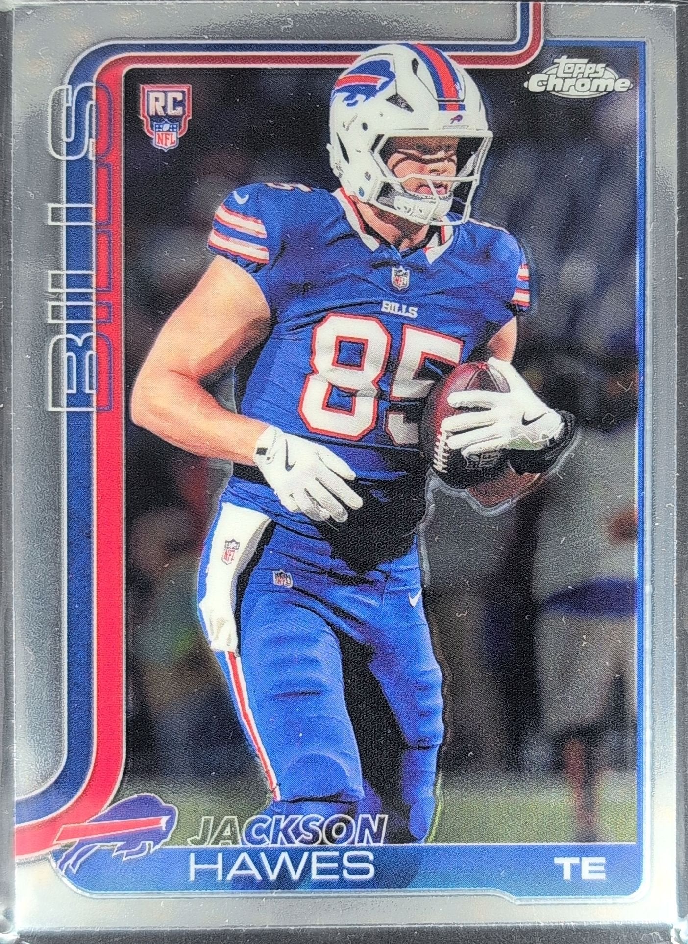 Jackson Hawes 2025 Topps Chrome #397 Rookie RC Buffalo Bills - front image