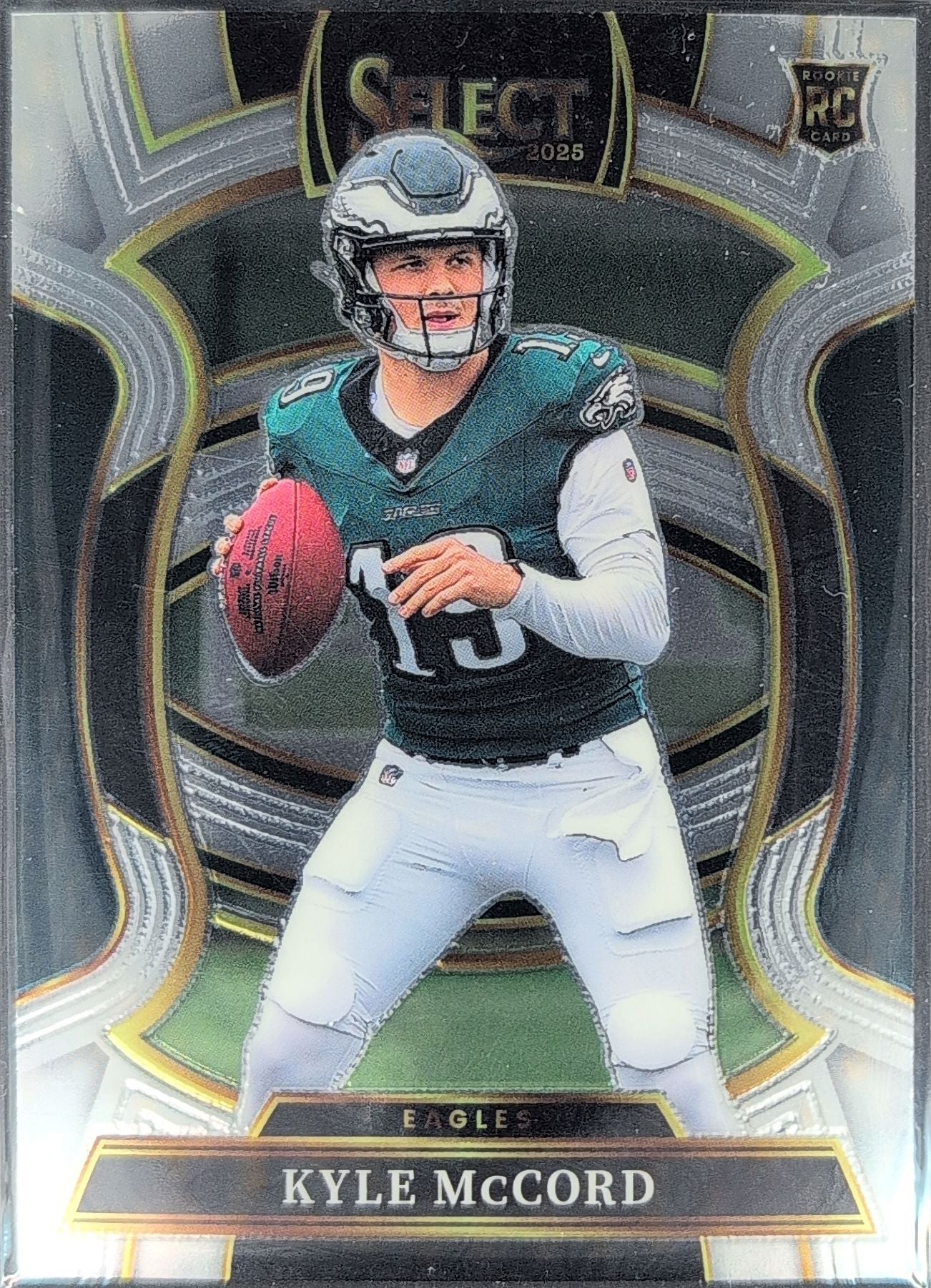 2025 Panini Select Kyle McCord #91 RC Philadelphia Eagles front