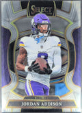 2025 Panini Select Jordan Addison #65 Minnesota Vikings front