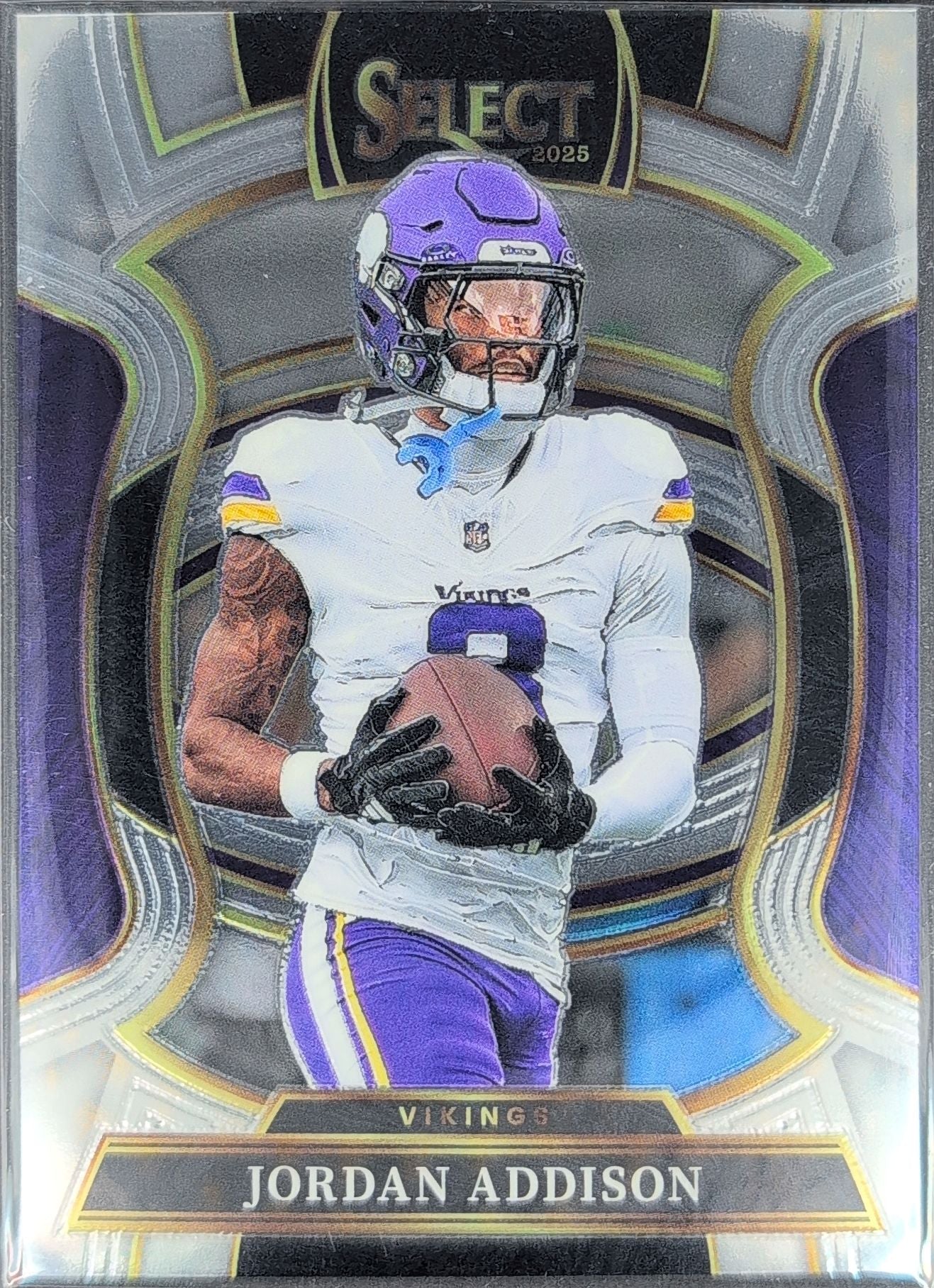 2025 Panini Select Jordan Addison #65 Minnesota Vikings front
