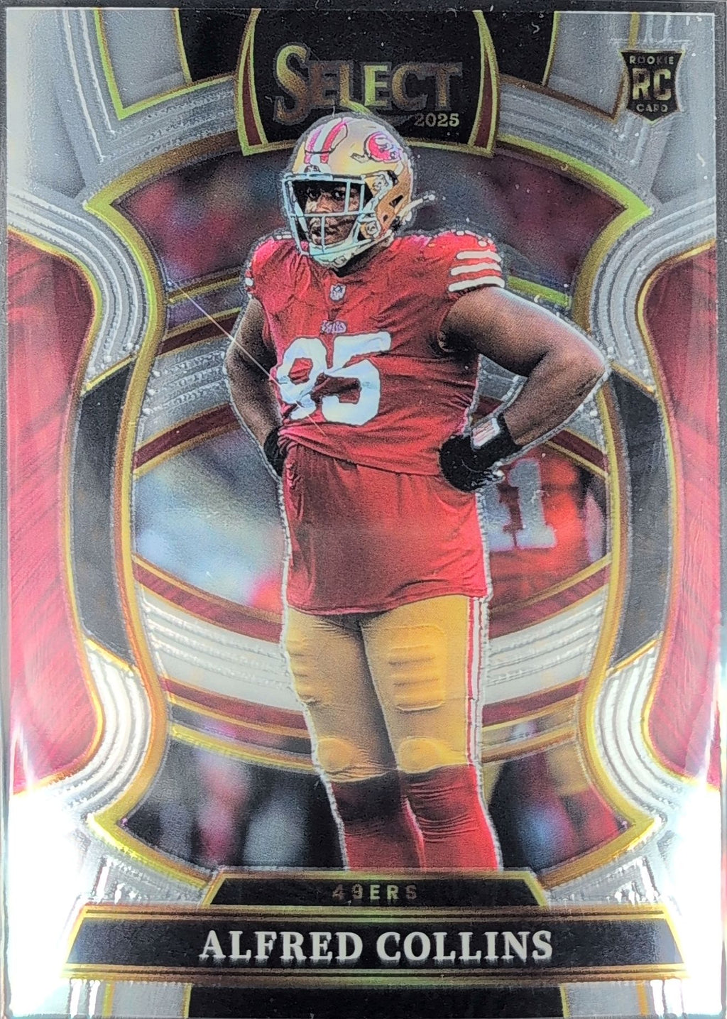 2025 Panini Select Alfred Collins #17 RC San Francisco 49ers front