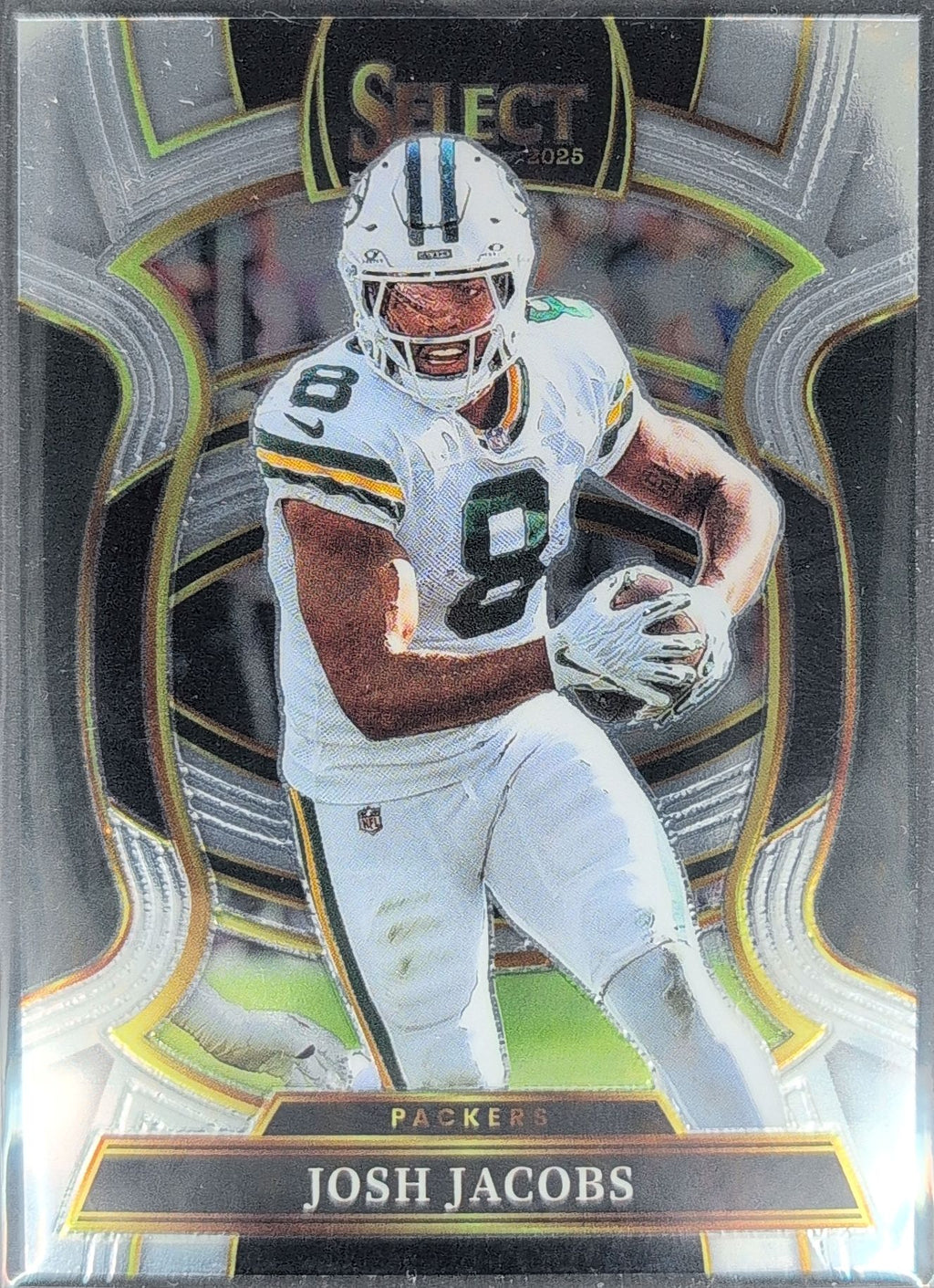 2025 Panini Select Josh Jacobs #67 Green Bay Packers front