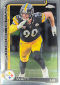 2025 Topps Chrome T.J. Watt #258 Pittsburgh Steelers front