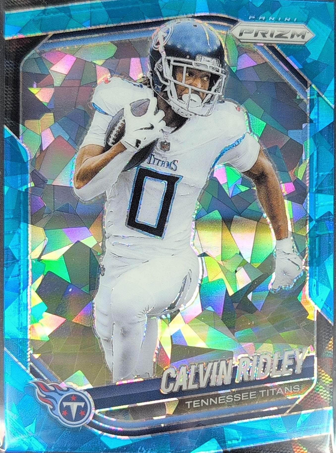 Calvin Ridley 2025 Panini Prizm #220 Blue Ice Tennessee Titans - front image