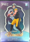 2025 Panini Select Will Howard #15 Select Certified Rookies Pittsburgh Steelers front