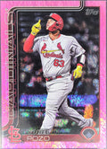 Yohel Pozo 2025 Topps Update #US120 Pink Holo Foil St. Louis Cardinals - front image