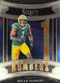 2025 Panini Select Micah Parsons #5 Select Numbers Green Bay Packers front