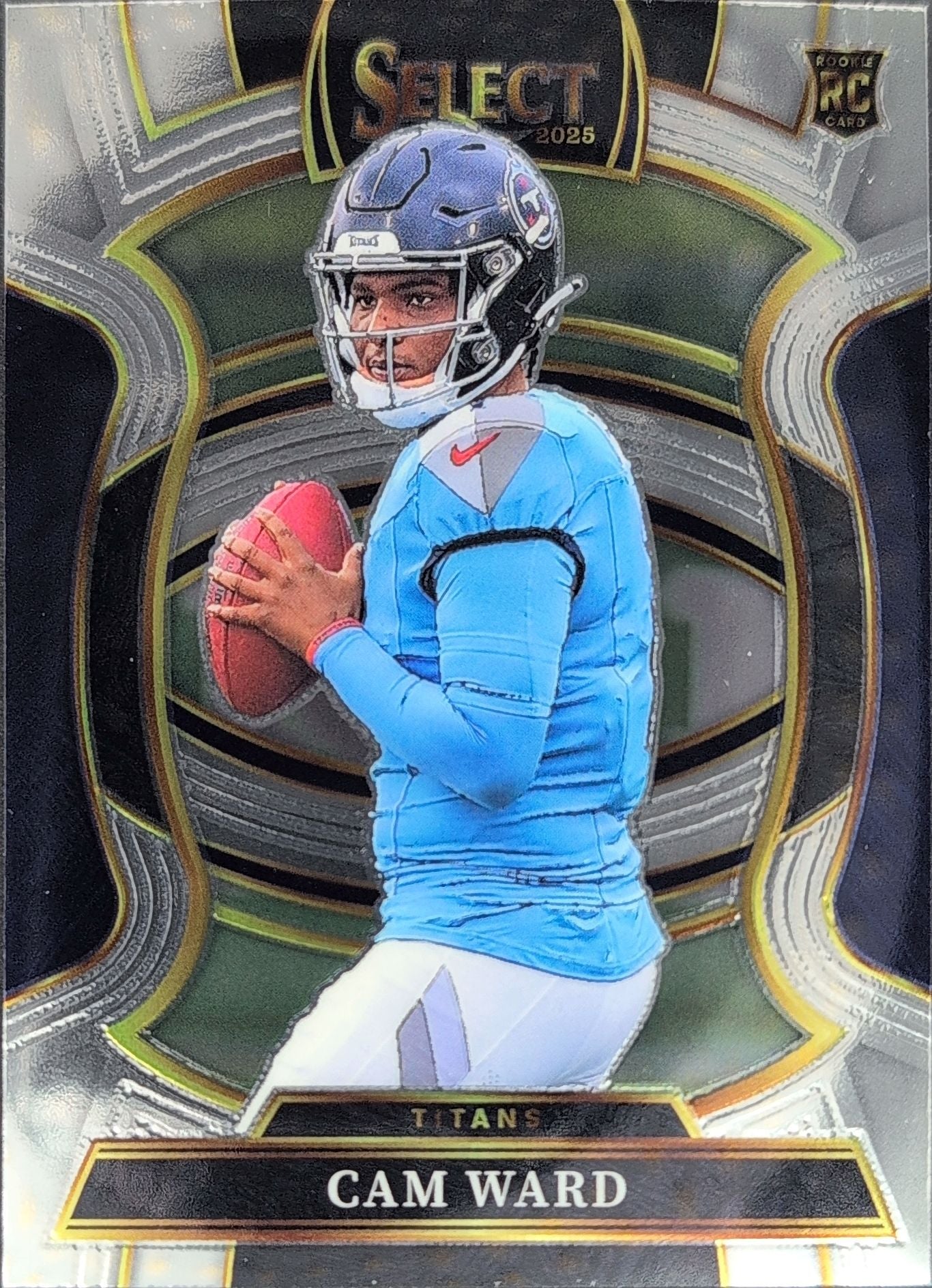 2025 Panini Select Cam Ward #26 Tennessee Titans front