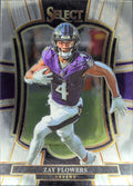 2025 Panini Select Zay Flowers #162 Baltimore Ravens front