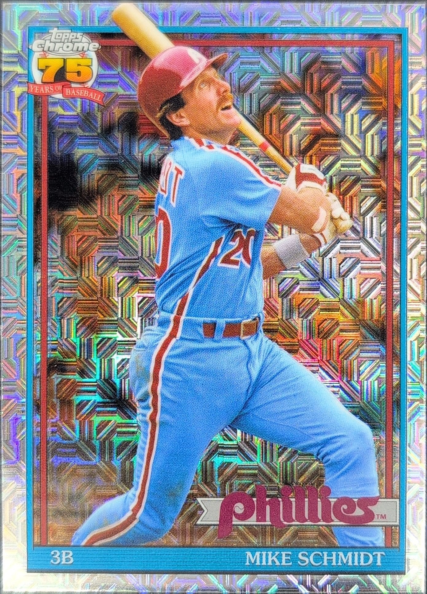 Mike Schmidt 2026 Topps #91C-22 1991 Topps Baseball 35th Anniversary Chrome (Series One) Philadelphia Phillies - front image