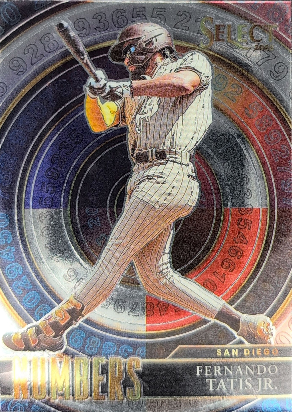 2022 Panini Select Fernando Tatis Jr. #SN1 Select Numbers San Diego Padres front