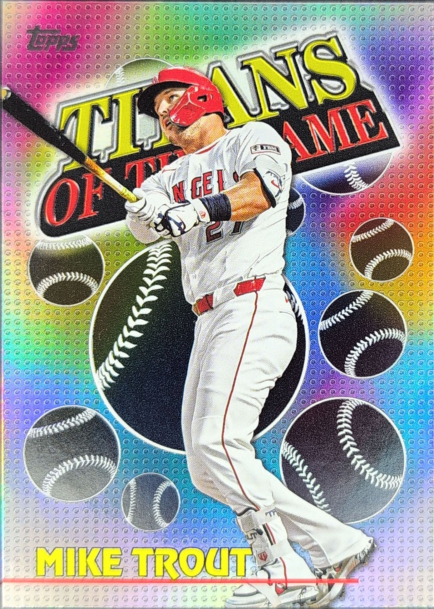 2026 Topps Mike Trout #TOG-2 Titans of the Game Los Angeles Angels front