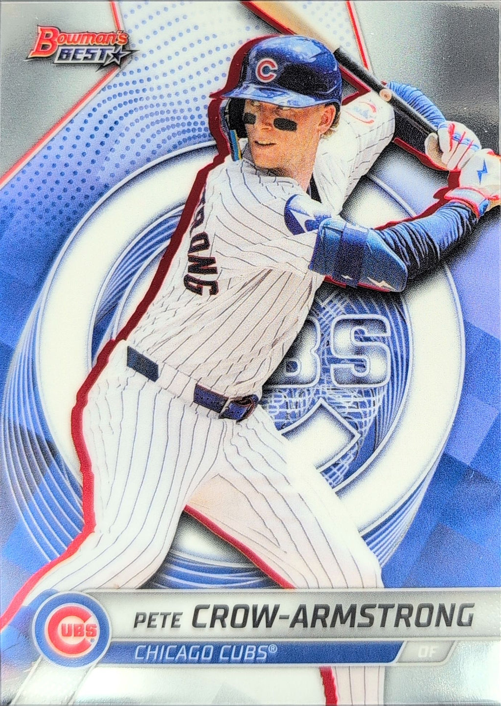 2025 Bowman's Best Pete Crow-Armstrong #35 Refractors Chicago Cubs front