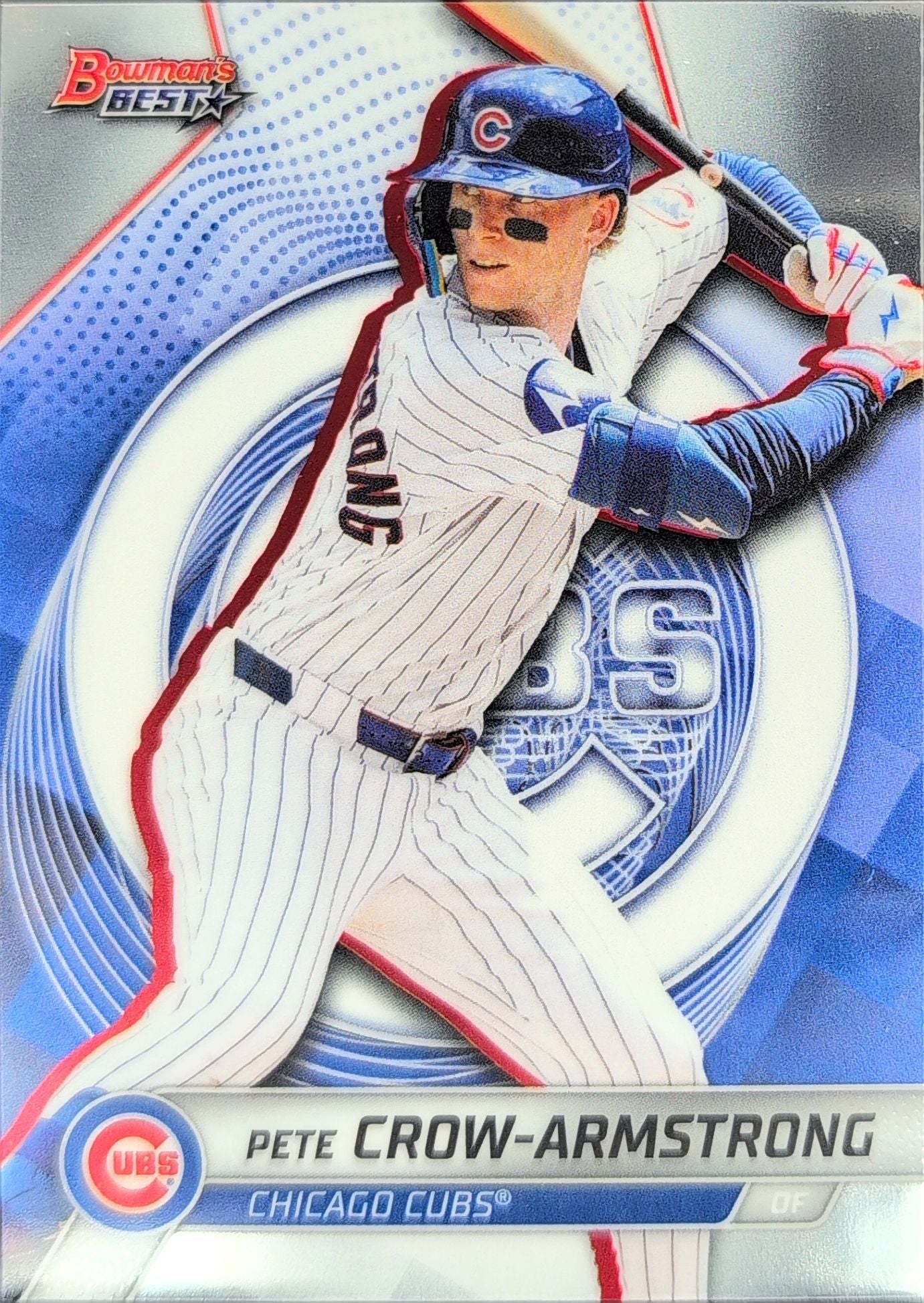 2025 Bowman's Best Pete Crow-Armstrong #35 Refractors Chicago Cubs front