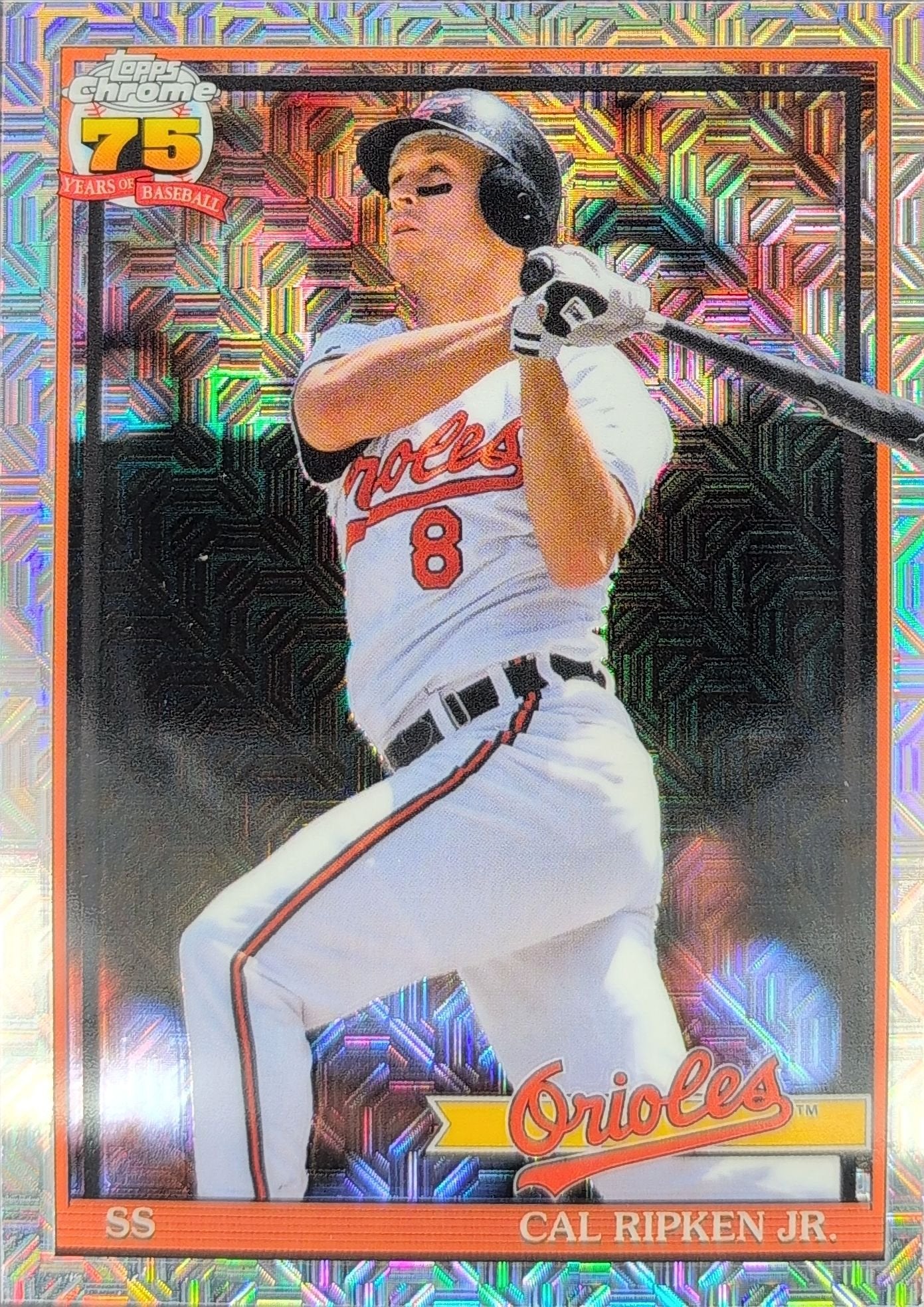 Cal Ripken Jr. 2026 Topps #91C-63 1991 Topps Baseball 35th Anniversary Chrome (Series One) Baltimore Orioles - front image