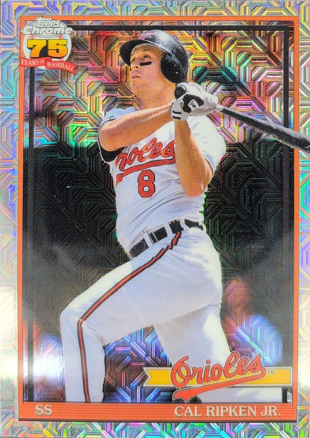 2026 Topps Cal Ripken Jr. #91C-63 1991 Topps Baseball 35th Anniversary Chrome (Series One) Baltimore Orioles front