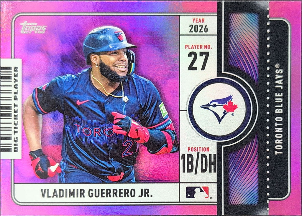 Vladimir Guerrero Jr. 2026 Topps #BTP-17 Big Ticket Pink Toronto Blue Jays