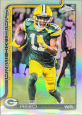2025 Topps Chrome - Refractor Jayden Reed #107 Green Bay Packers front