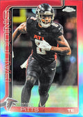 2025 Topps Chrome - Red White and Blue Refractor Kyle Pitts #14 Atlanta Falcons front