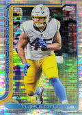2025 Topps Chrome - Pulsar Refractor Tuli Tuipulotu #163 Los Angeles Chargers front